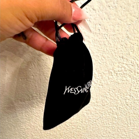 Yves Saint Laurent Black Velvet Pouch - Picture 5 of 6